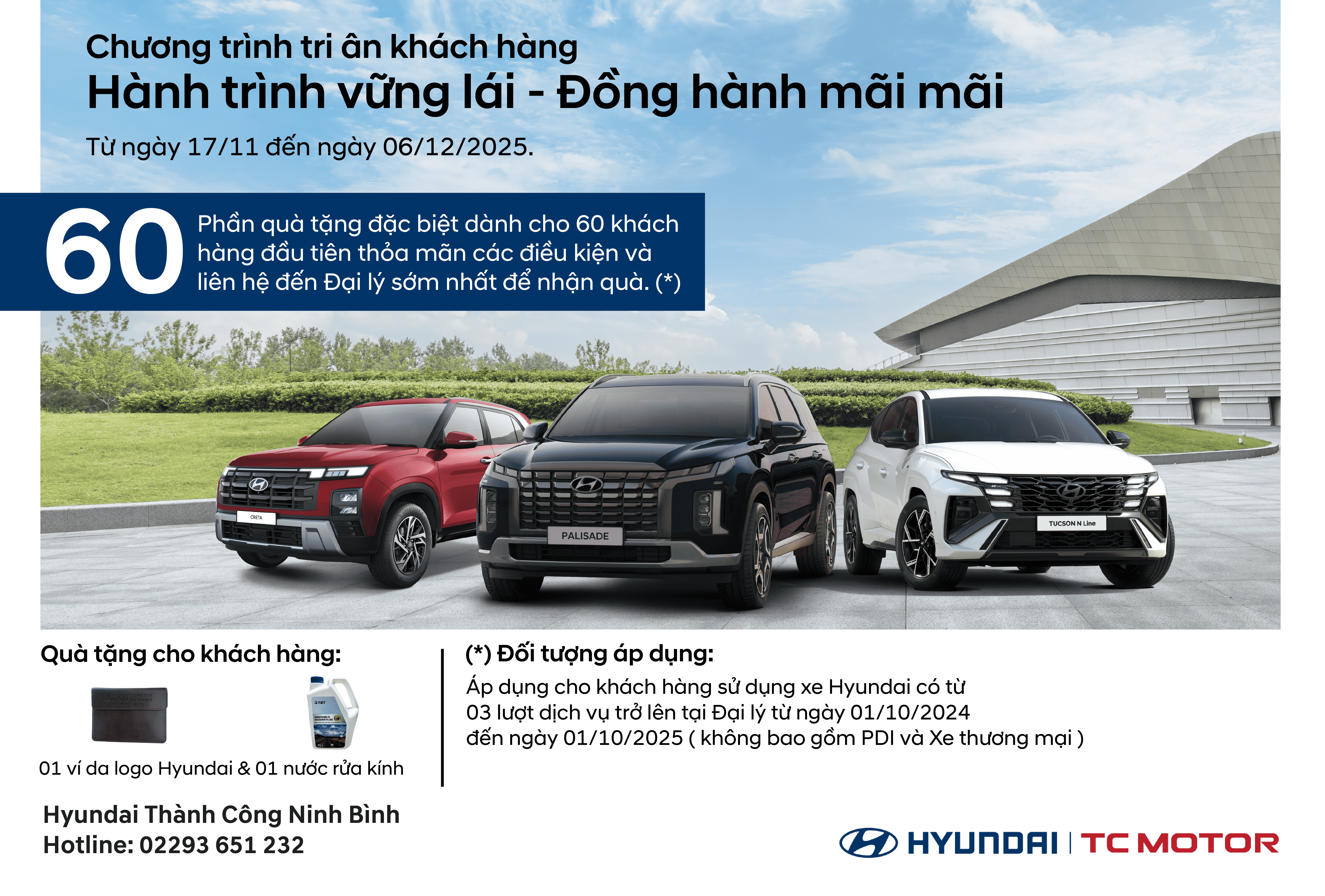 Chương trình tri ân khách hàng "HÀNH TRÌNH VỮNG LÁI – ĐỒNG HÀNH MÃI MÃI "